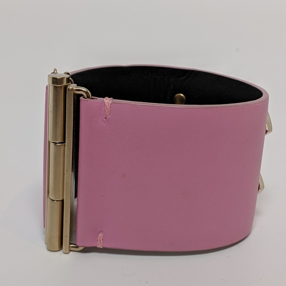SOLD Chanel Pink Leather Cruise Bracelet - Picture 3 of 5